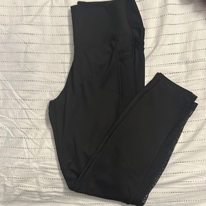 PINK black leggings size medium!